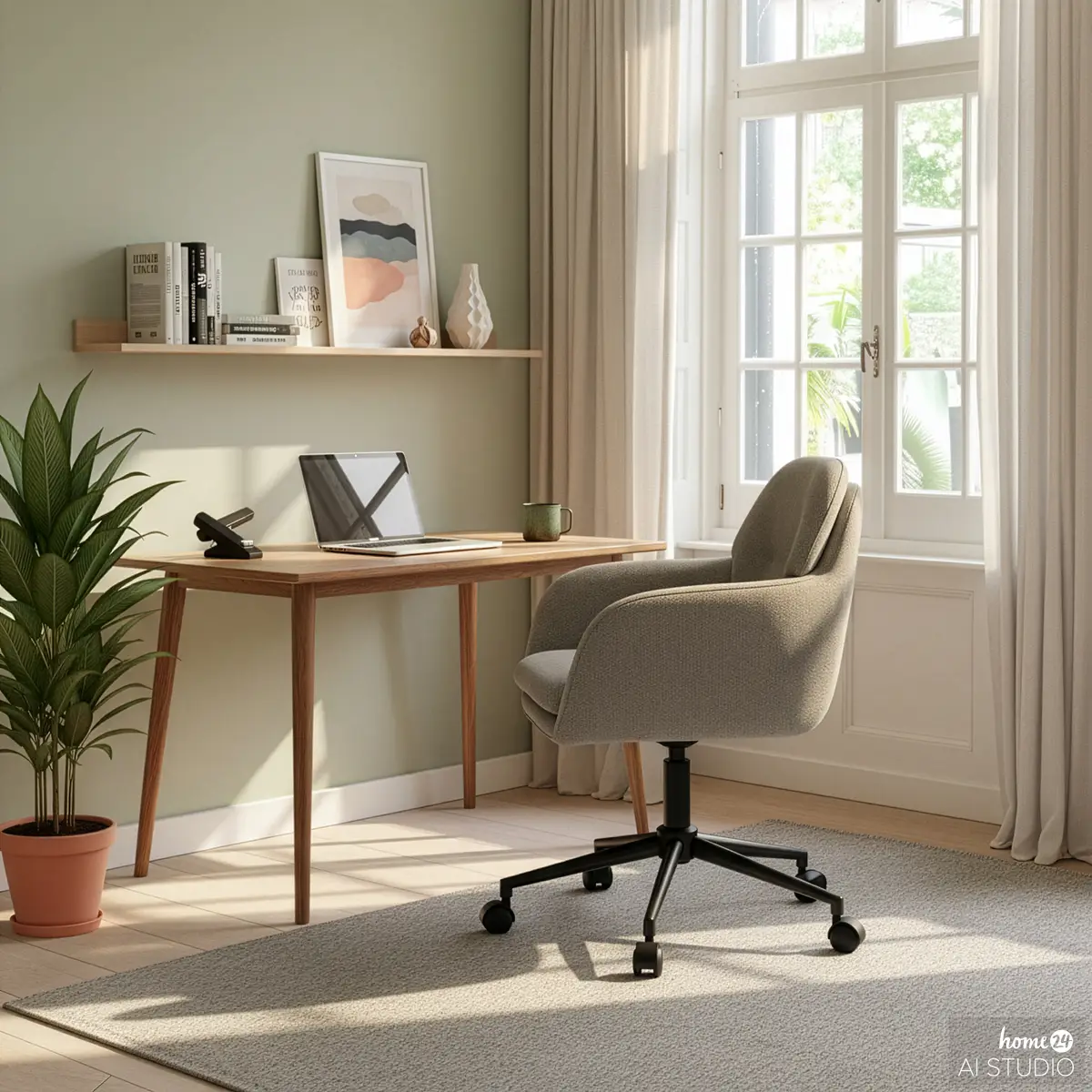 Bürodrehstuhl DINCHA | Braun