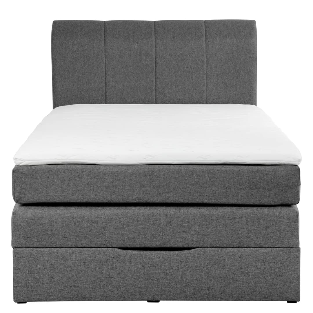 Boxspringbett Ghoripur | Grau
