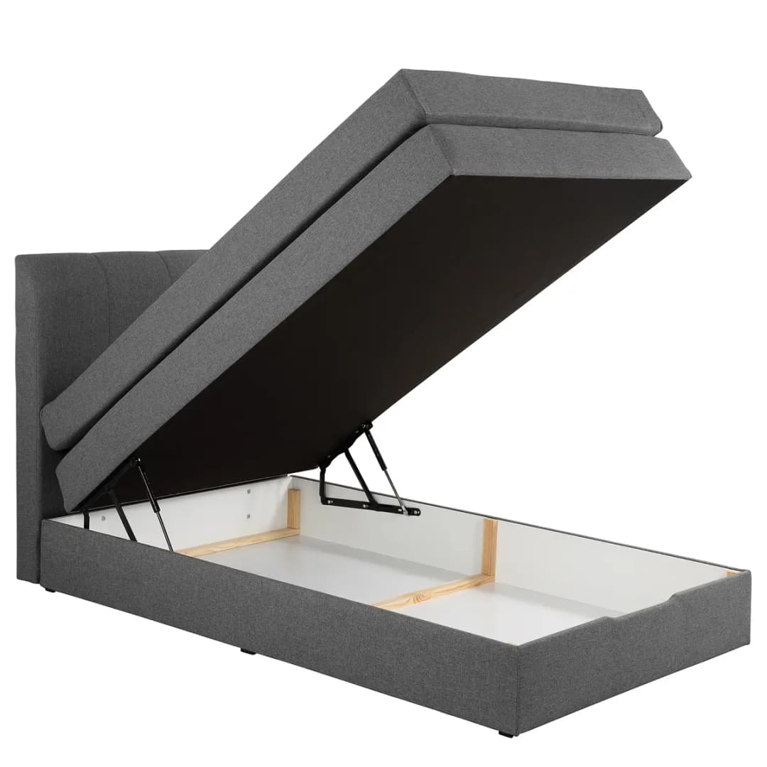 Boxspringbett Ghoripur | Grau