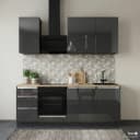 loftscape Küchenzeile Karpaty 210 cm | Grau