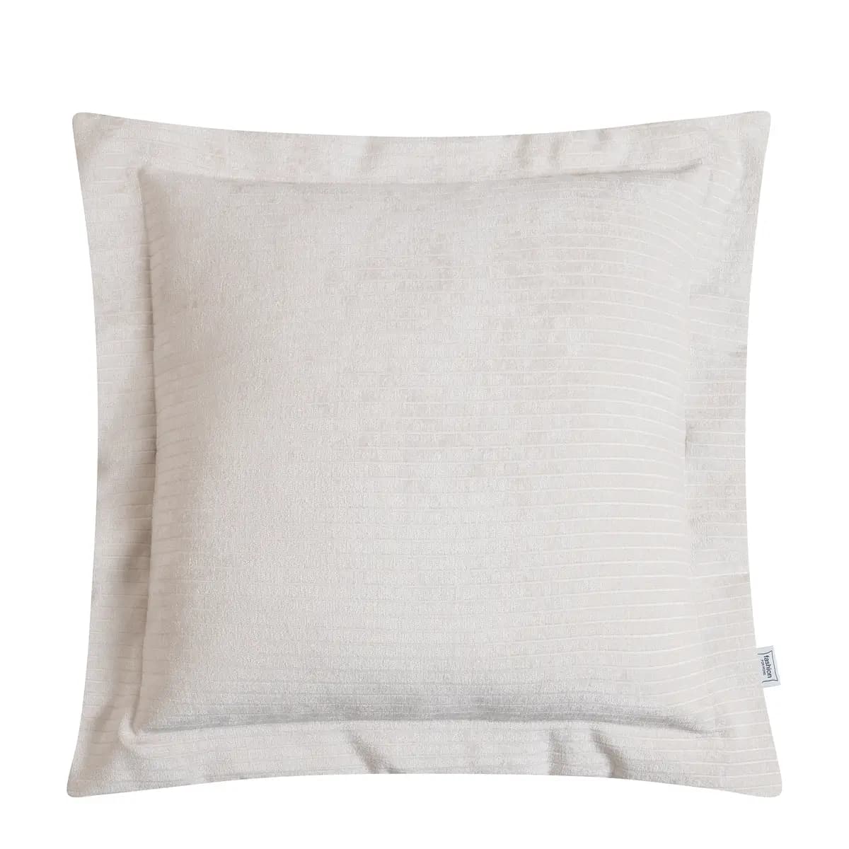 Loungekissen 70 x 70 cm Beige/Weiß | Beige