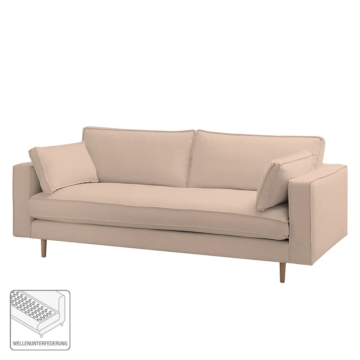 Sofa Momi 3-Sitzer | Rosa
