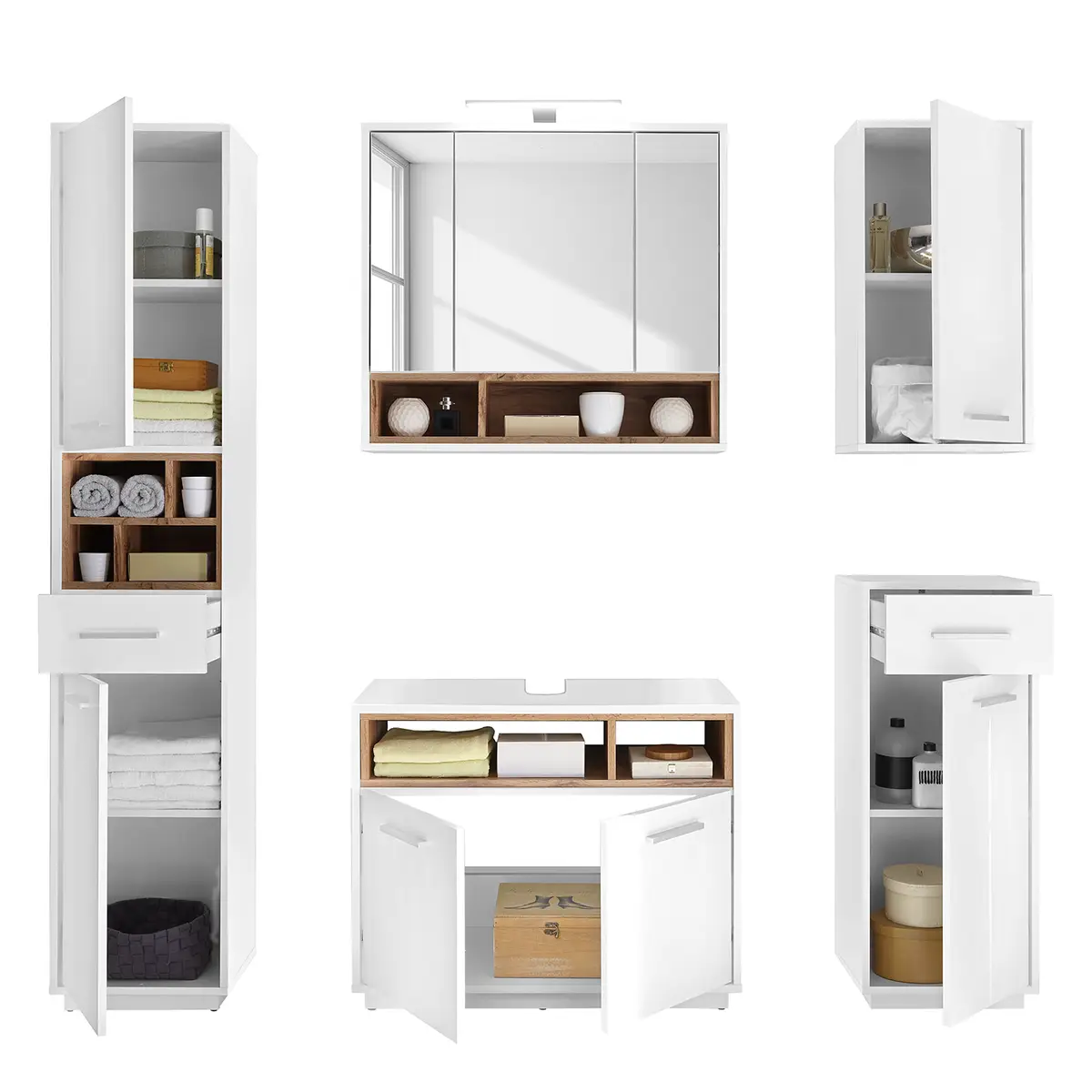 Waschbeckenunterschrank | Weiß