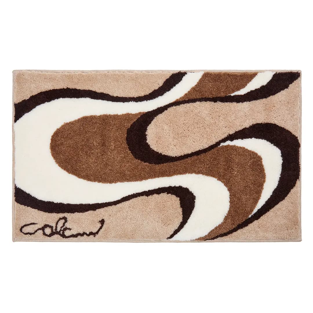 Badteppich Colani Onda | Braun
