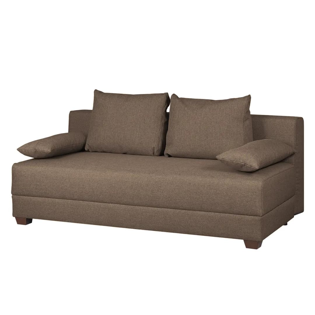 Boxspring-Schlafsofa Luda | Braun
