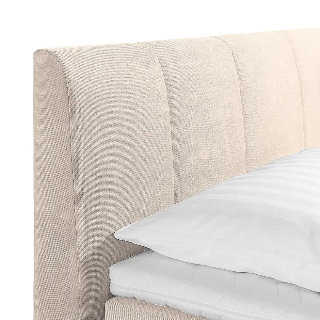 Boxspringbett Baila | Beige