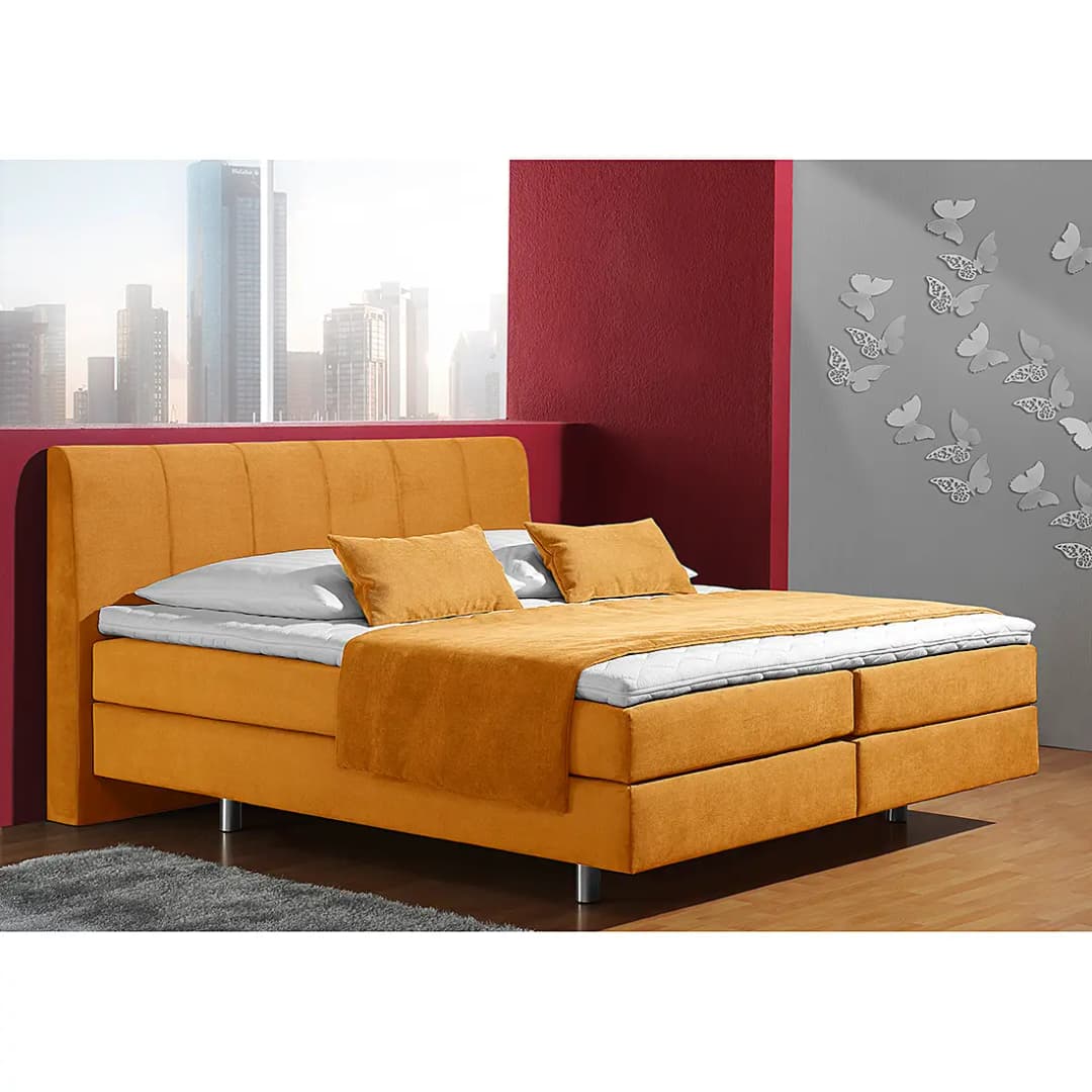 Boxspringbett Baila | Gelb