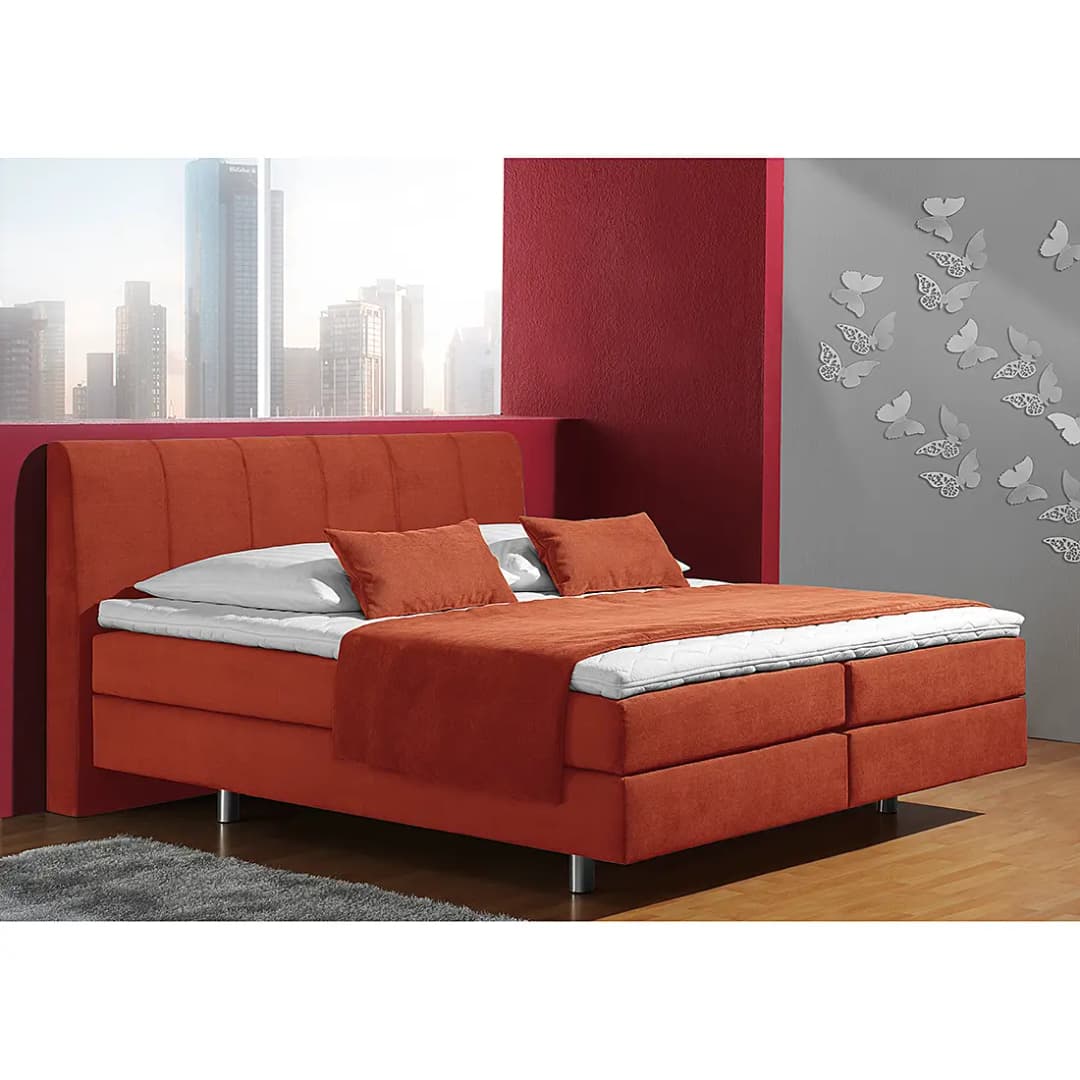 Boxspringbett Baila | Rot
