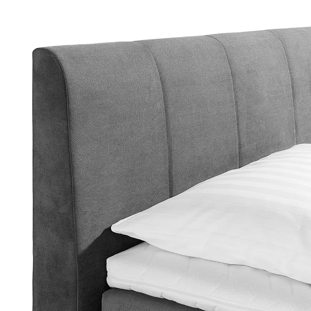 Boxspringbett Baila 180 x 200cm | Grau