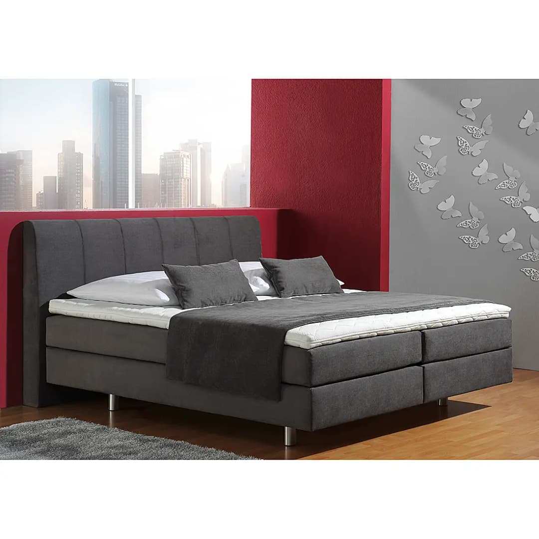Boxspringbett Baila | Grau