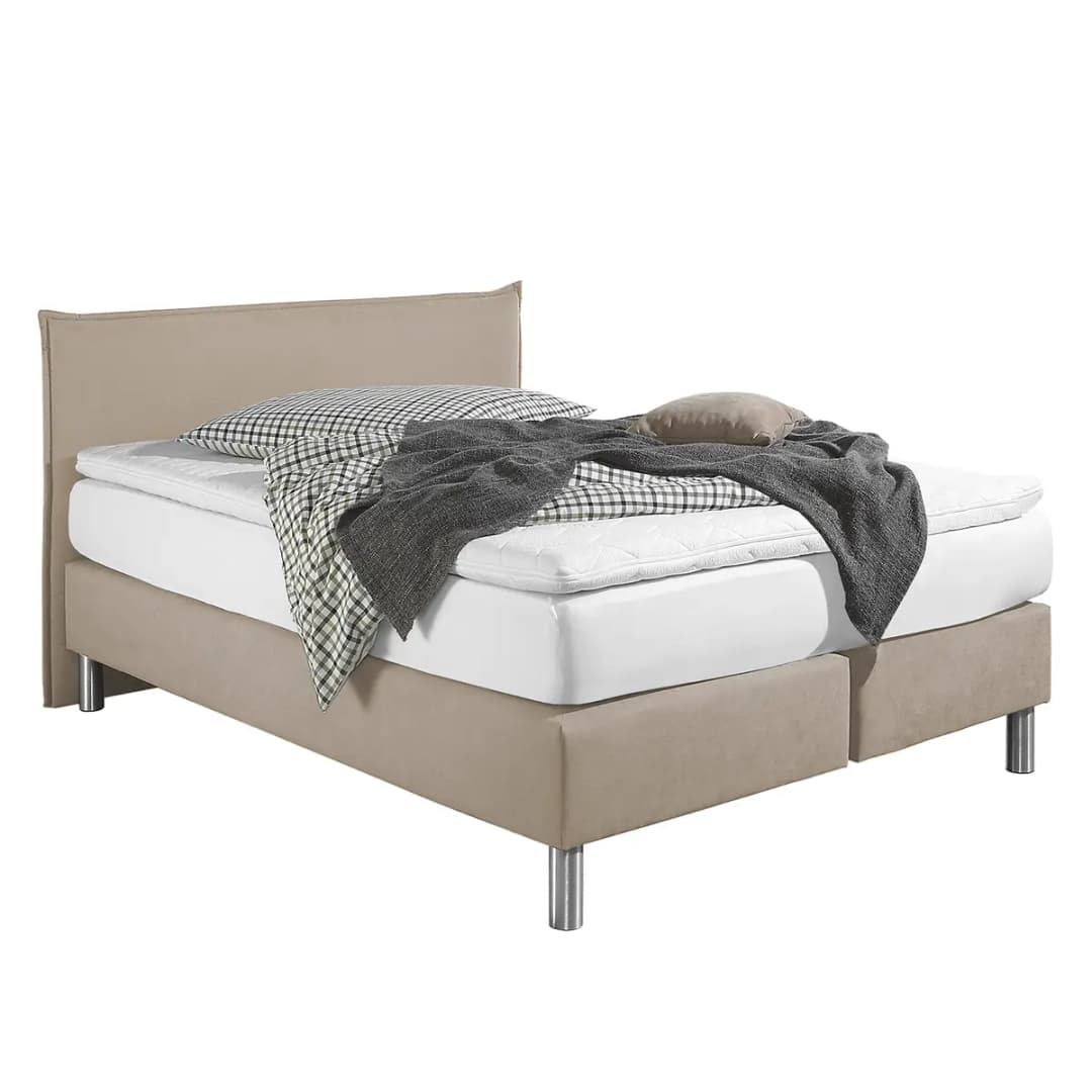 Boxspringbett Hedensted | Beige