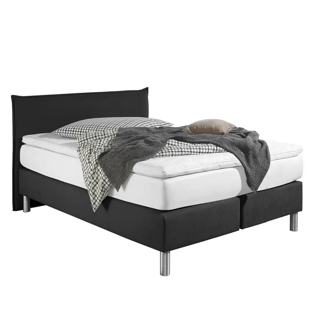 Boxspringbett Hedensted | Schwarz