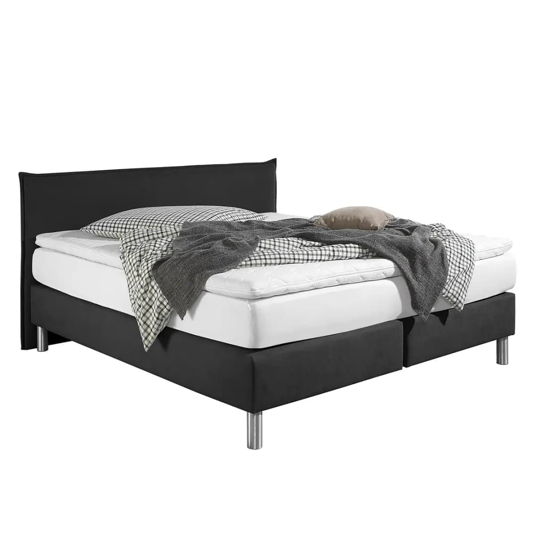 Boxspringbett Hedensted 180 x 200cm | Schwarz
