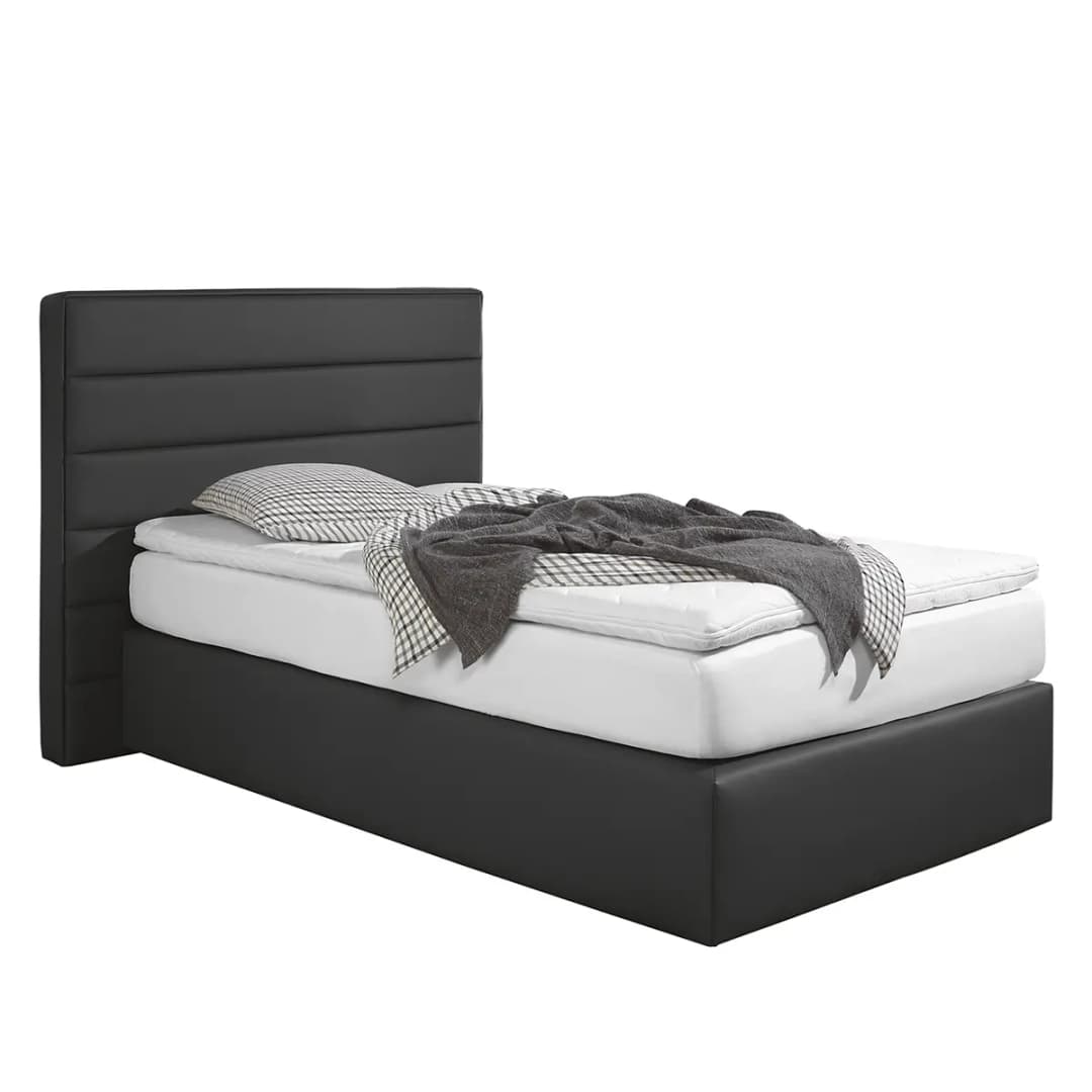 Boxspringbett Ingebo | Schwarz