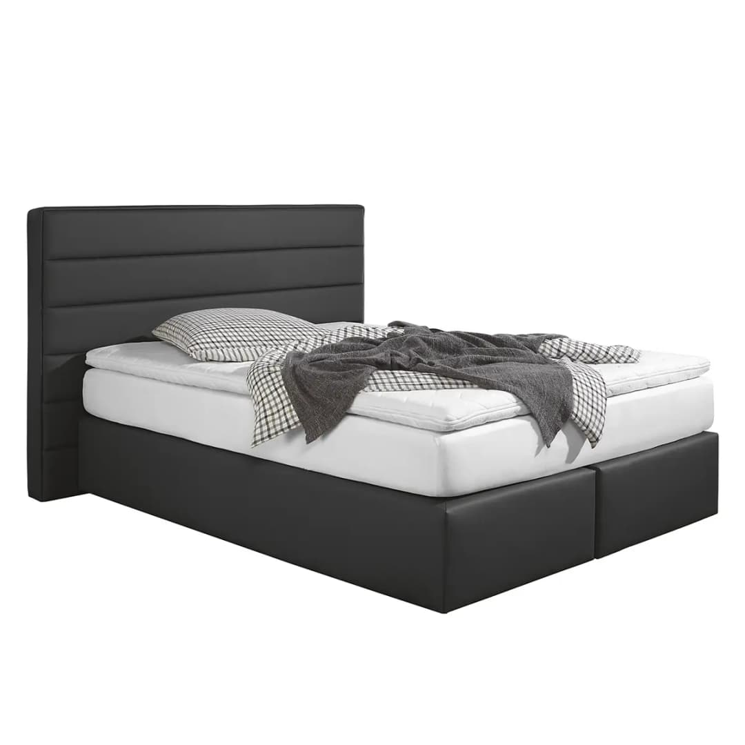 Boxspringbett Ingebo | Schwarz