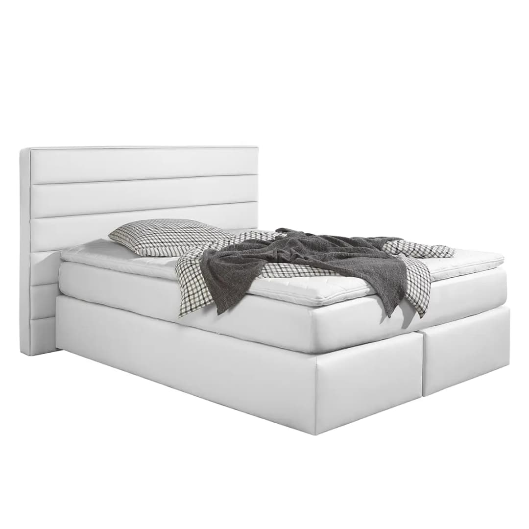 Boxspringbett Ingebo | Weiß