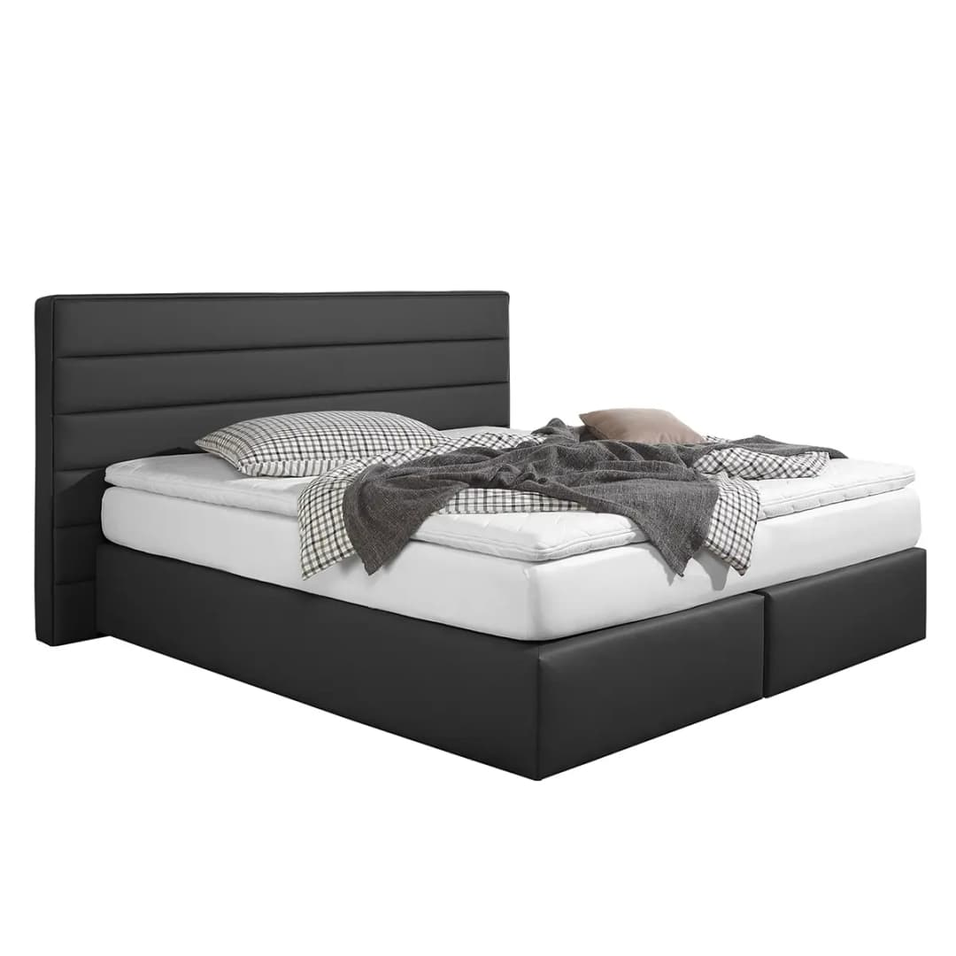 Boxspringbett Ingebo | Schwarz