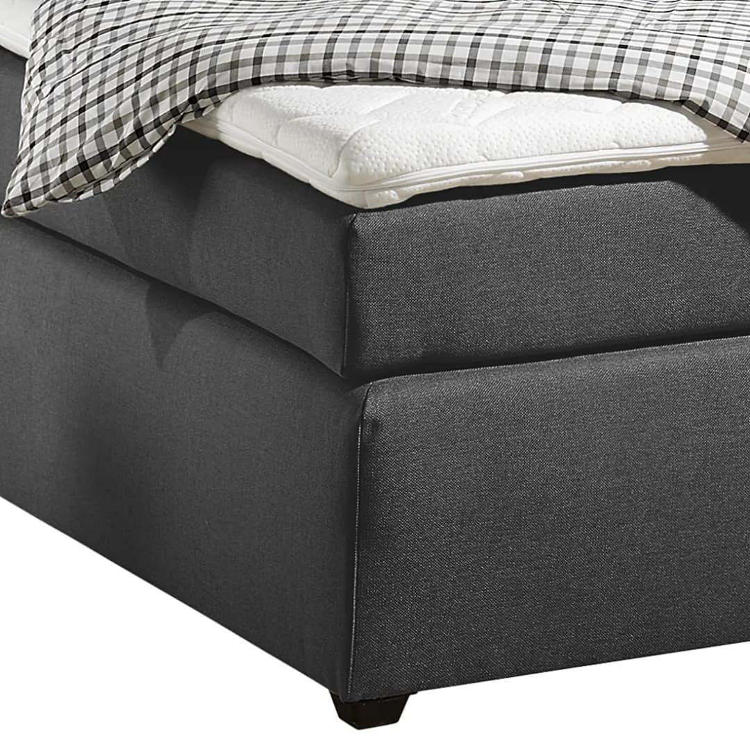 home24 Boxspringbett Jean | Grau