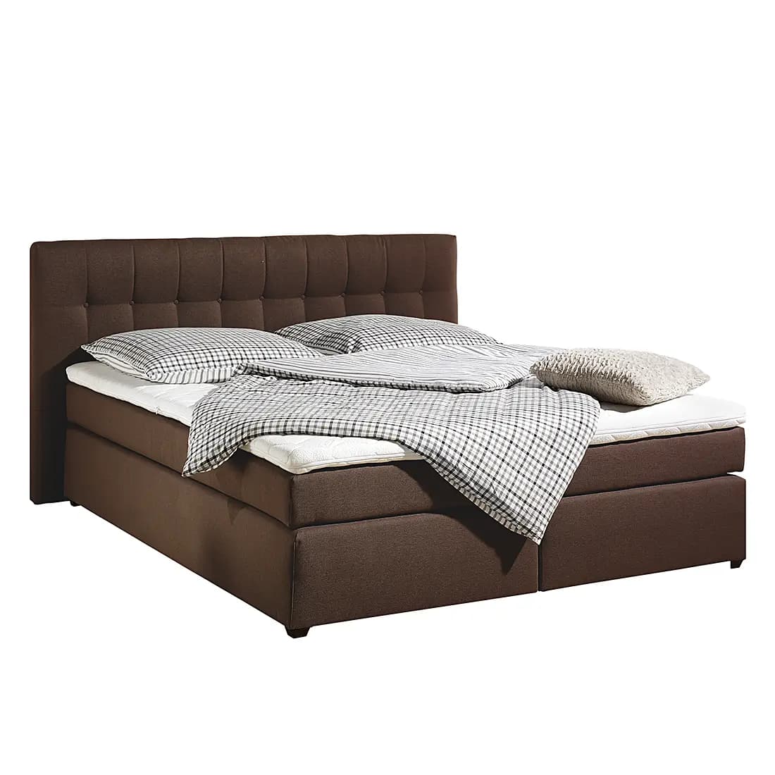 Boxspringbett Jean | Braun
