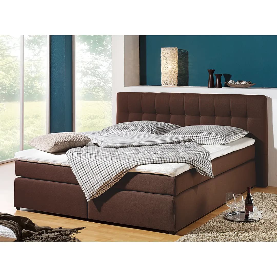 Boxspringbett Jean | Braun