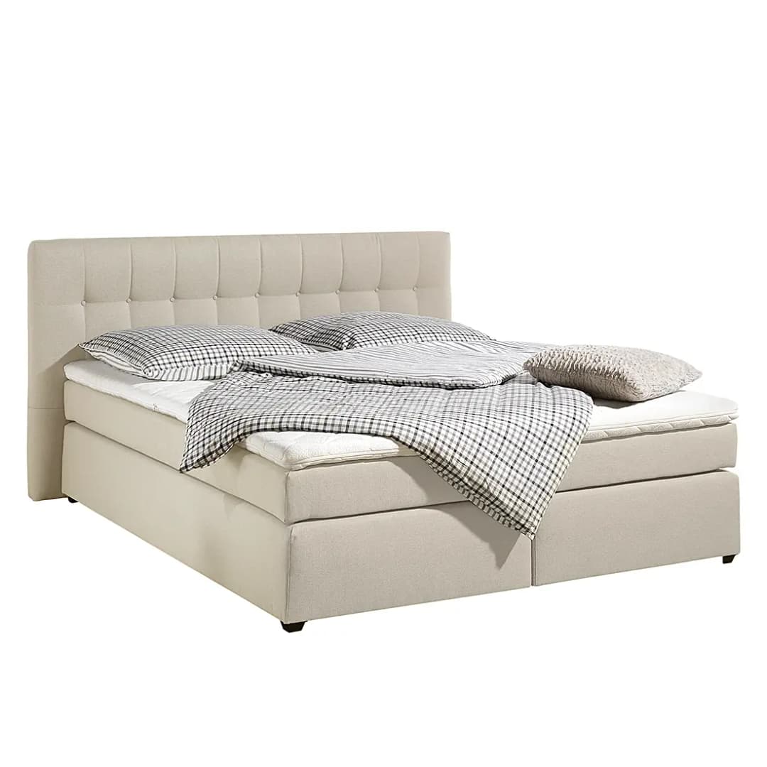Boxspringbett Jean | Beige