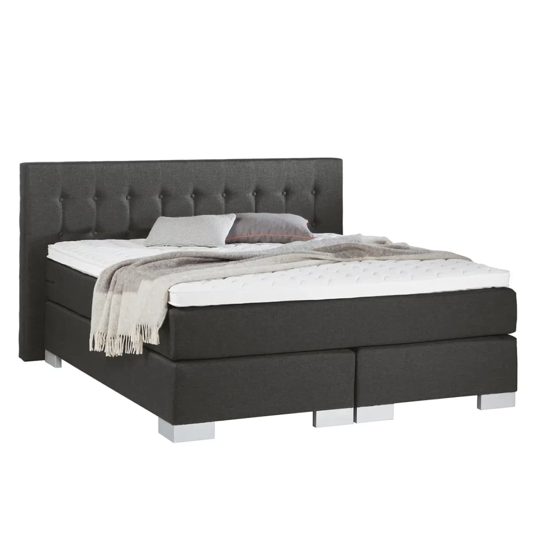 Boxspringbett Loimaa | Grau