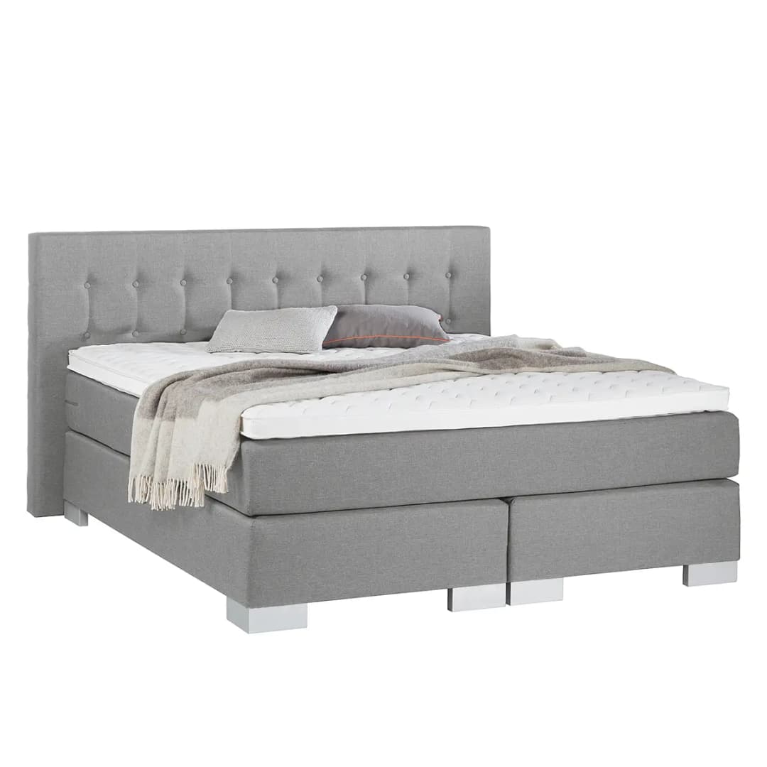 Boxspringbett Loimaa | Grau