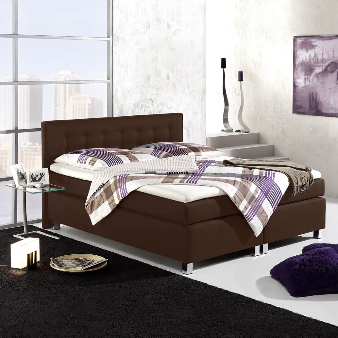 Boxspringbett Melody 180 x 200cm | Braun