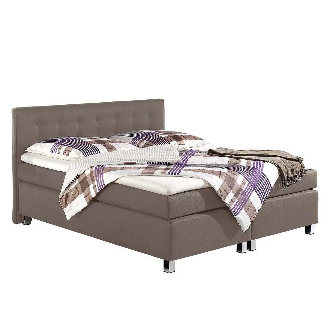 Boxspringbett Melody | Braun
