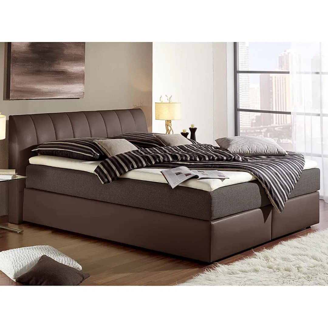 Boxspringbett Valea | Braun