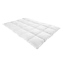 Cassettenbettdecke Ganzjahr Weiß 135 x 200 cm | Weiß