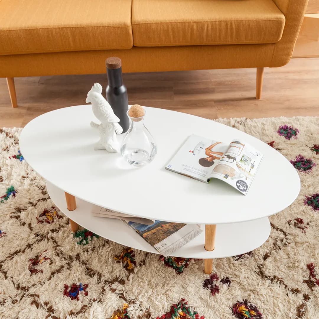 Couchtisch LINDHOLM | Weiß