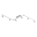 LED-Deckenleuchte Sileda | Grau