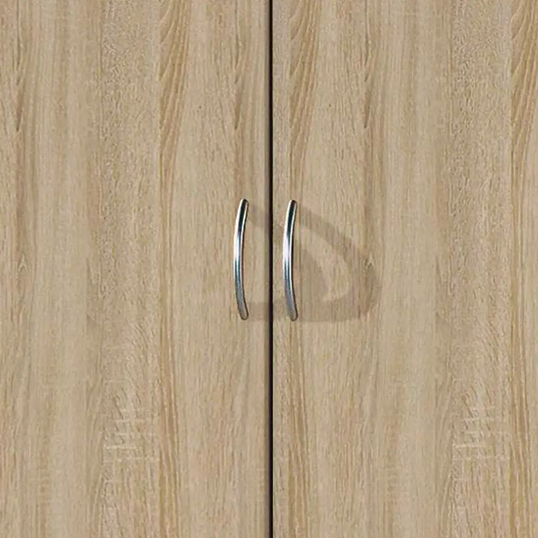 Drehtürenschrank I 136 x 197 x 54cm Braun Sonoma Eiche Dekor