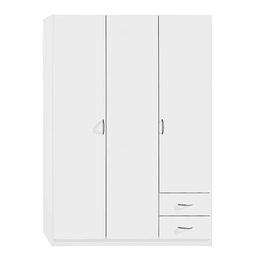 Drehtürenschrank II | Weiß