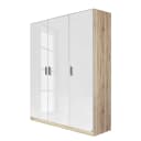 Drehtürenschrank 136cm | Holztöne