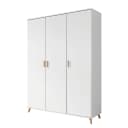 Drehtürenschrank Falun | Weiß