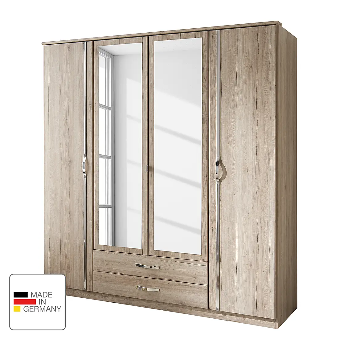 Drehtürenschrank Duo Iba | Braun