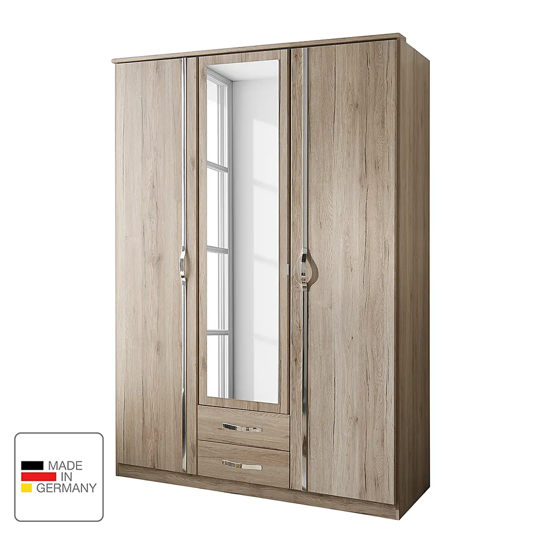 Drehtürenschrank Duo Iba | Braun