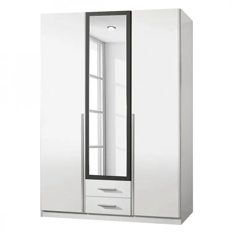 Drehtürenschrank Nuevo | Weiß