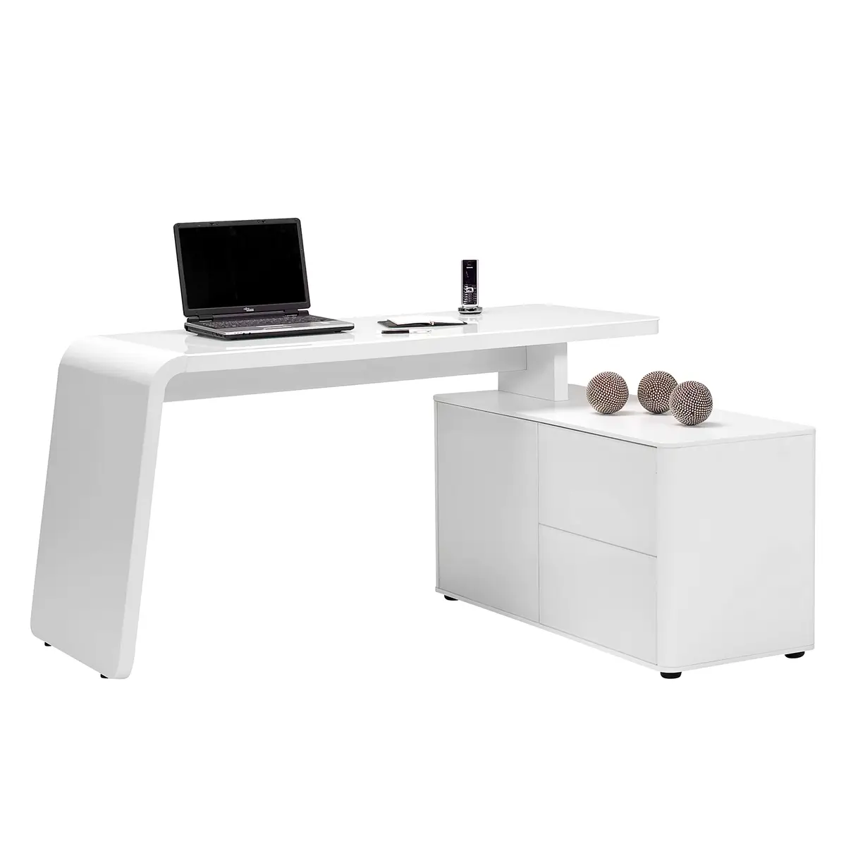 Eckschreibtisch CSL 465E | Weiß