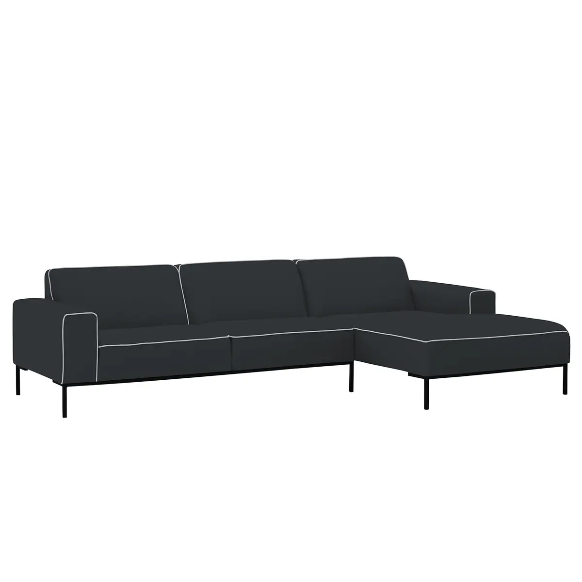 Ecksofa Duo II | Grau