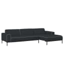 Ecksofa Duo II | Grau