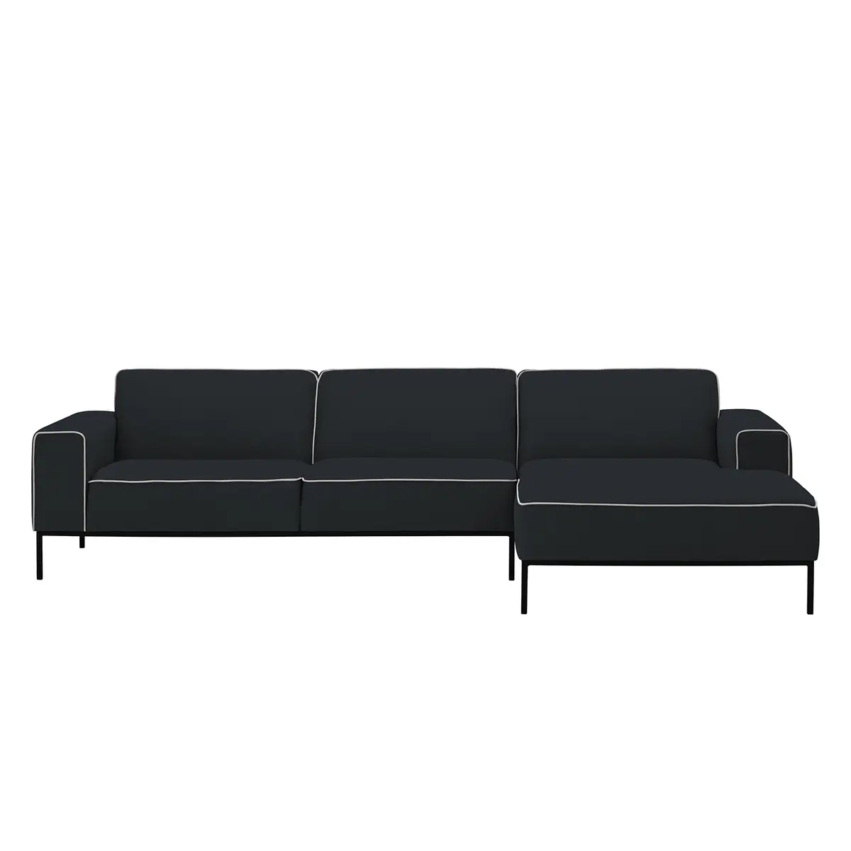 Ecksofa Duo II | Grau