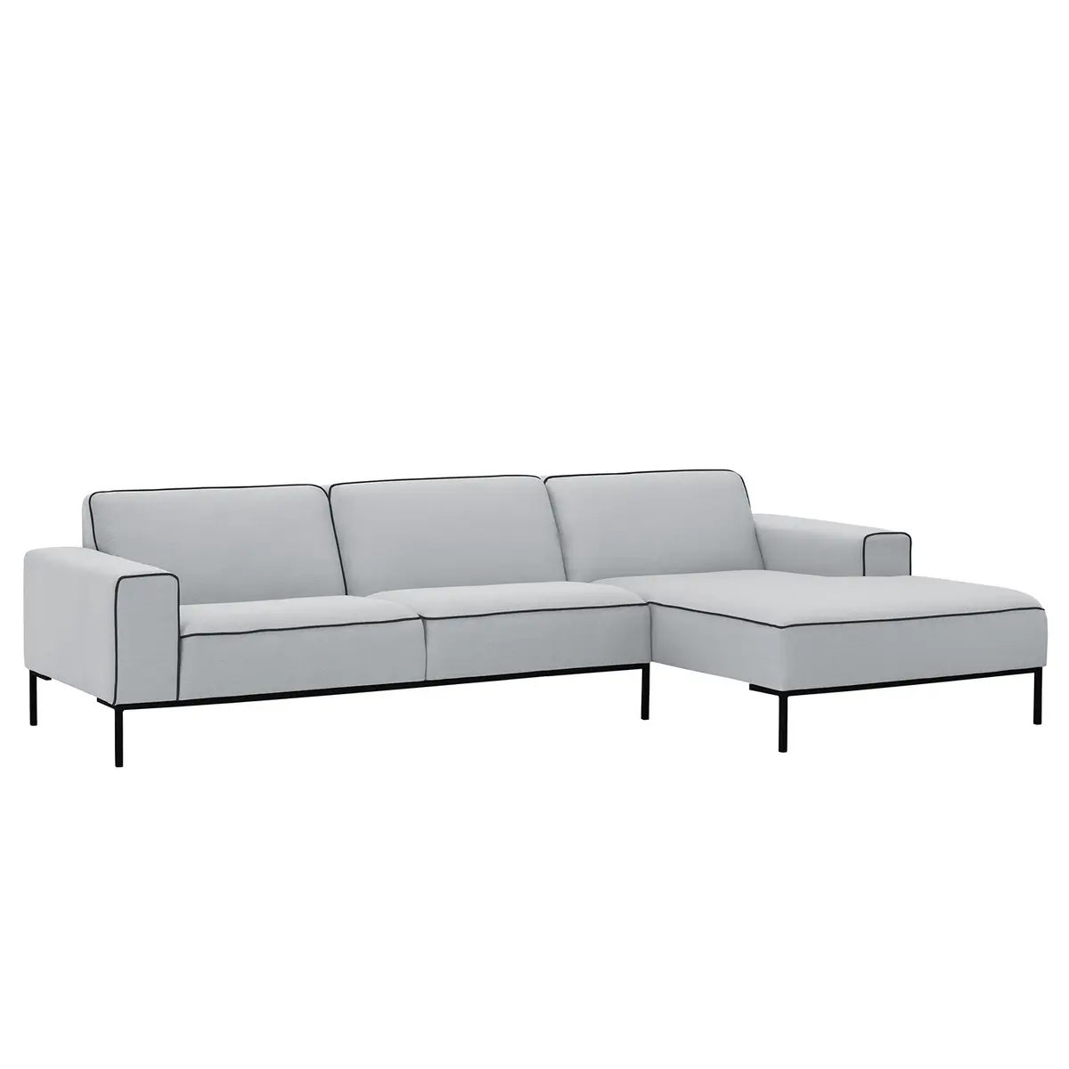 Ecksofa Duo II | Grau