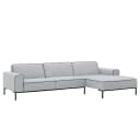 Ecksofa Duo II | Grau