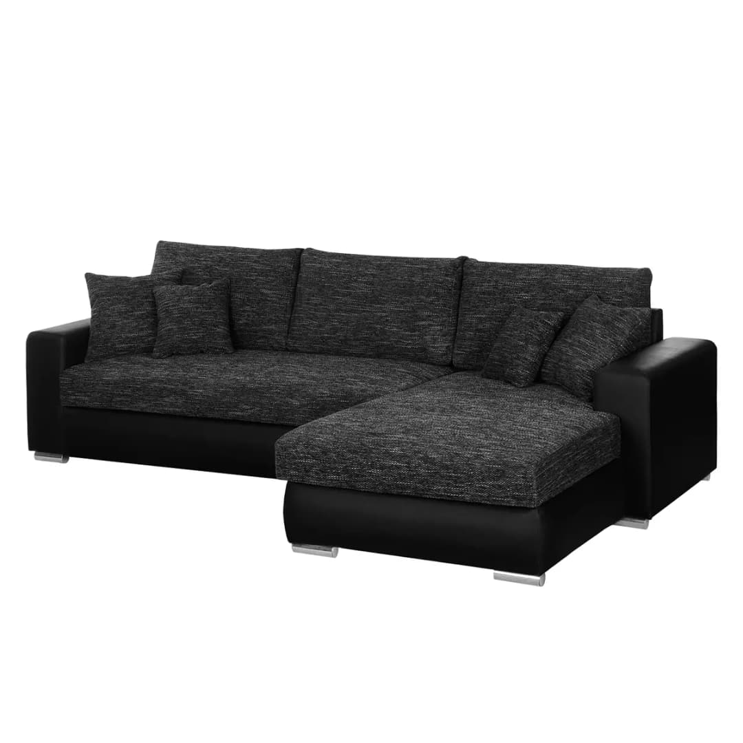 Ecksofa Berrings | Schwarz