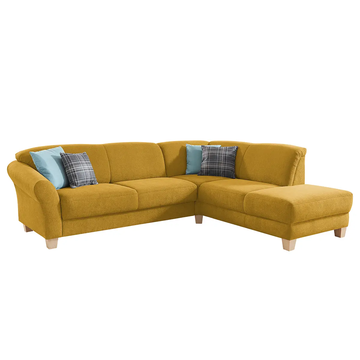 Ecksofa Webstoff | Gelb