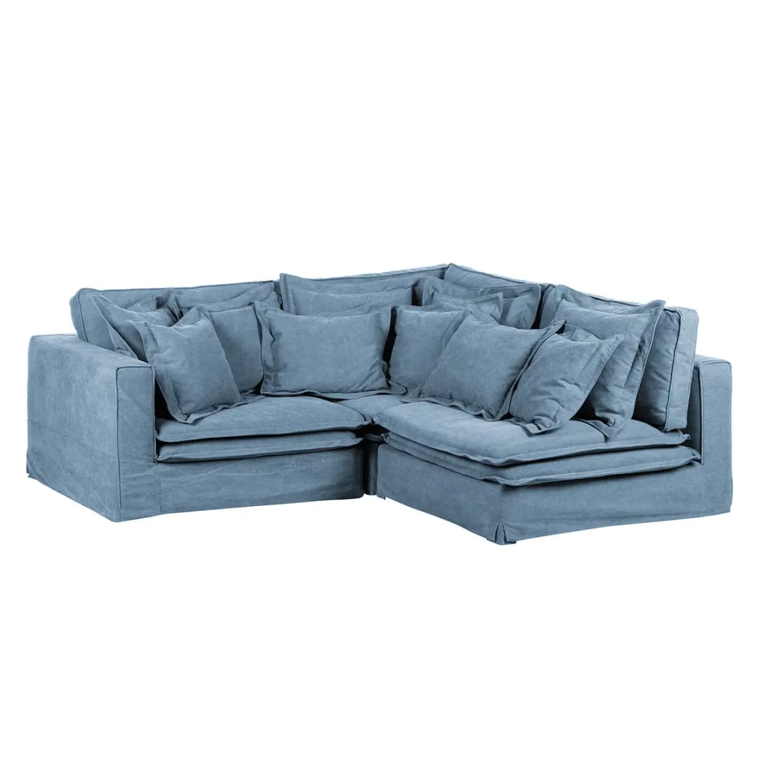 Ecksofa Beach | Blau