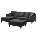 Ecksofa Elnora | Grau